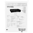 SONY CD207ESD Service Manual cover photo