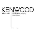 KENWOOD KRC-165 Owner's Manual cover photo