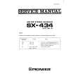 PIONEER SX434 Service Manual cover photo