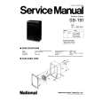 TECHNICS SB-191 Service Manual cover photo