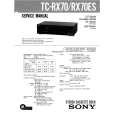 SONY TCRX70 Service Manual cover photo