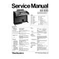 TECHNICS SX-E55 Service Manual cover photo