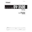 TEAC DV-3500 Owner's Manual cover photo