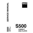 NAD S500 Service Manual cover photo