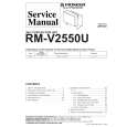 PIONEER RM-V2550BU/LUB/CA Service Manual cover photo