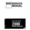NAD 2100 Service Manual cover photo