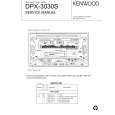 KENWOOD DPX3030S Service Manual cover photo