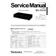 TECHNICS SHAV44 Service Manual cover photo