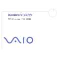 SONY PCV-W2 VAIO Owner's Manual cover photo