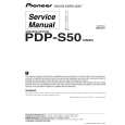 PIONEER PDP-S50 Service Manual cover photo