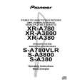 PIONEER X-A3800/KUCXJ Owner's Manual cover photo