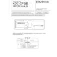 KENWOOD KDCCDS89 Service Manual cover photo