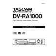 TEAC DV-RA1000 Owner's Manual cover photo