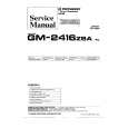 PIONEER GM2416ZSA Service Manual cover photo