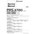 PIONEER PRS-X220-2 Service Manual cover photo