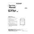 PIONEER SF707 EW Service Manual cover photo