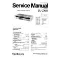TECHNICS SUZ450 Service Manual cover photo