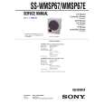 SONY SSWMSP67 Service Manual cover photo