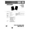 SONY SRS30 Service Manual cover photo
