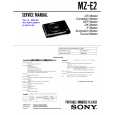 SONY MZE2 Service Manual cover photo