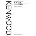 KENWOOD KA5010 Owner's Manual cover photo