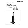 HITACHI CV770D Owner's Manual cover photo