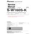 PIONEER S-W160S-K/MYSXCN5 Service Manual cover photo