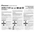 PIONEER DVR-112D Owner's Manual cover photo