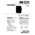 SONY WM-EX26 Service Manual cover photo