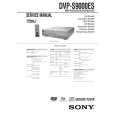 SONY DVP-S9000ES Owner's Manual cover photo