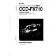 SONY CCD-FX710 Owner's Manual cover photo