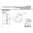 SONY VGNBX143C Service Manual cover photo