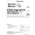PIONEER CDX-FM1277 Service Manual cover photo
