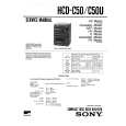 SONY MHCC50 Service Manual cover photo