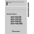 PIONEER KEH-P5010R/X1B/EW Owner's Manual cover photo