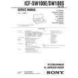 SONY ICF-SW100E Service Manual cover photo