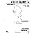 SONY MDR007PC2 Service Manual cover photo