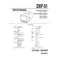 SONY DXF51 Service Manual cover photo