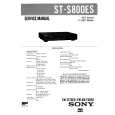 SONY STS800ES Service Manual cover photo