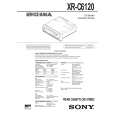 SONY XRC6120 Service Manual cover photo
