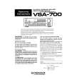 PIONEER VSA-700 Owner's Manual cover photo