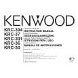 KENWOOD KRC-36 Owner's Manual cover photo