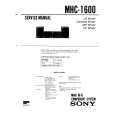 SONY MHC1600 Service Manual cover photo