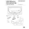 KENWOOD DPXMP4070 Service Manual cover photo