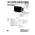 SONY KVC2161D Service Manual cover photo