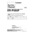 PIONEER XRP560F Service Manual cover photo