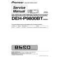 PIONEER DEH-P9800BT/XN/EW5 Service Manual cover photo