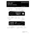 KENWOOD KA57 Service Manual cover photo