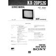 SONY KX20PS2G Service Manual cover photo