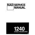 NAD 1240 Service Manual cover photo
